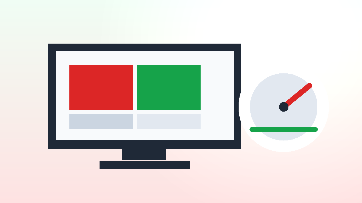 Ordinateur Windows avec jauge de performance, applications de démarrage et disque optimisé