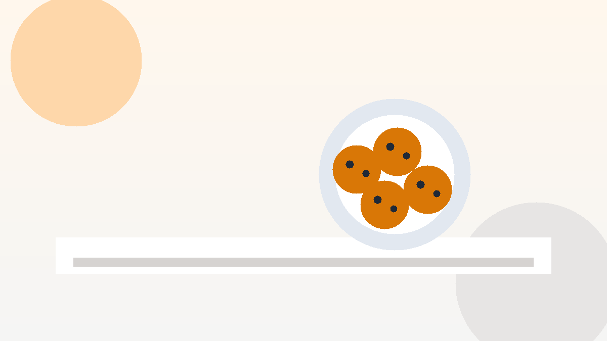 Cookies aux pépites de chocolat sur une plaque avec beurre, sucre et chocolat